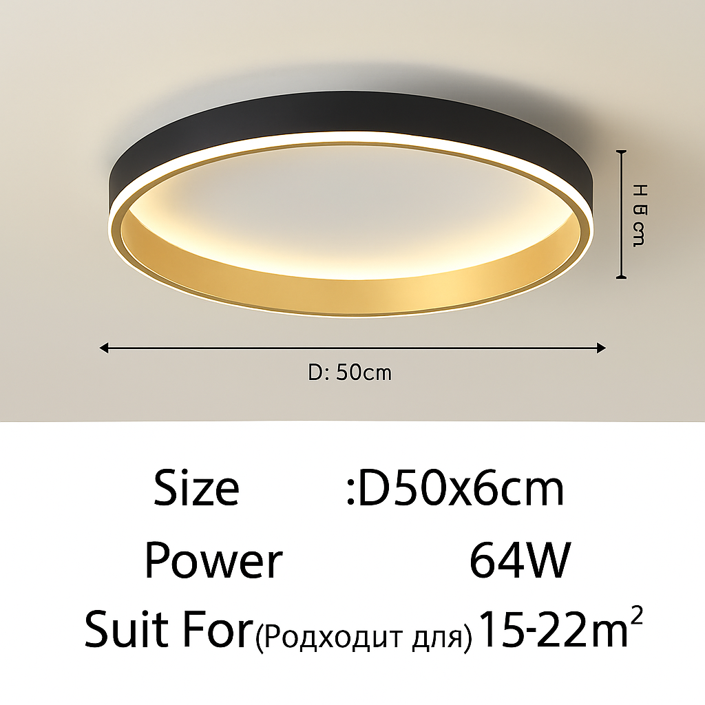 Plafonnier Led nordique moderne pour salon