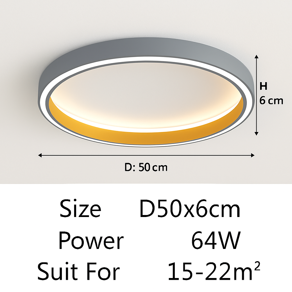 Plafonnier Led nordique moderne pour salon