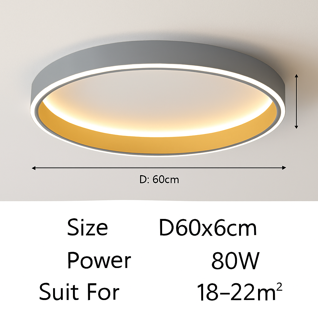Plafonnier Led nordique moderne pour salon