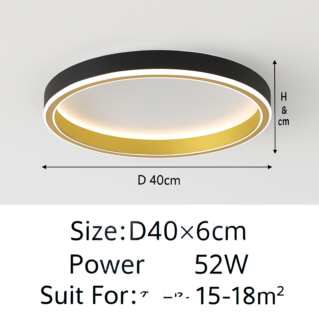 Plafonnier Led nordique moderne pour salon