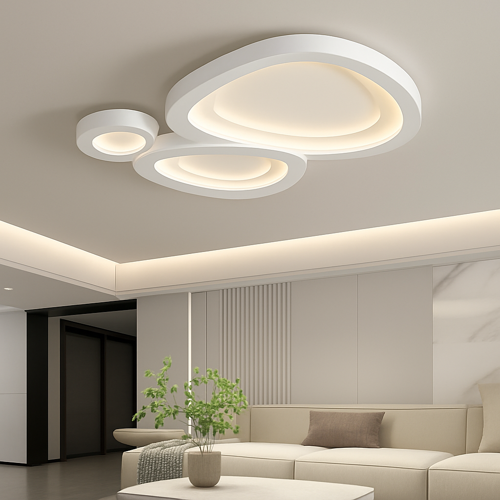 plafonnier led nordique pour décoration intérieure élégante