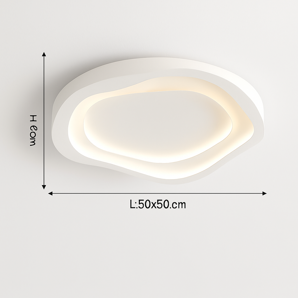 plafonnier led nordique pour décoration intérieure élégante