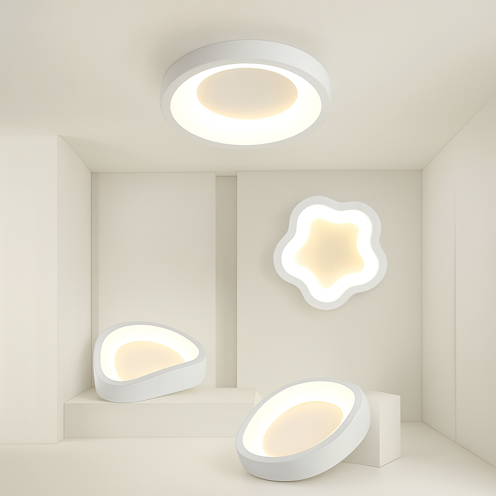 plafonnier led nordique pour décoration intérieure élégante