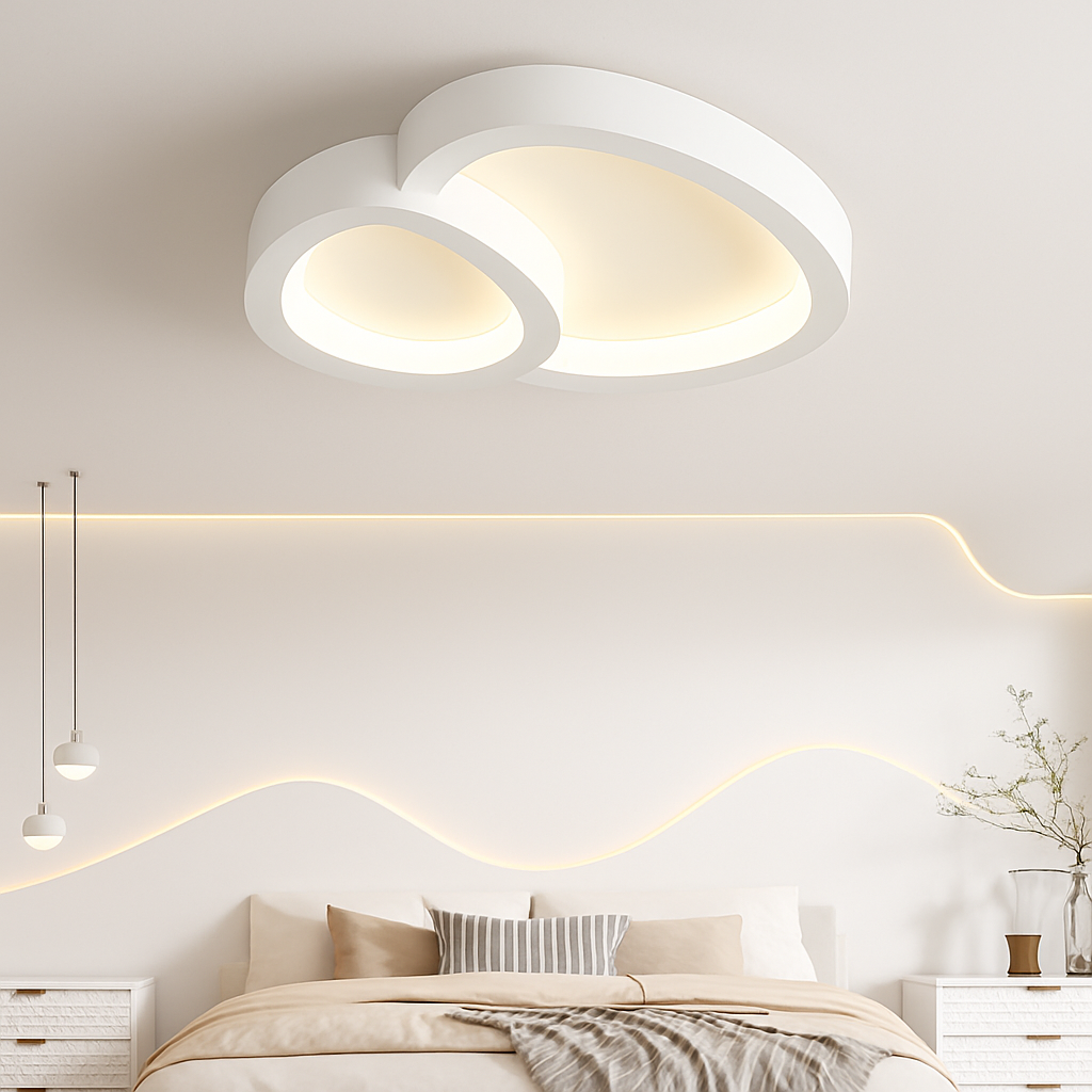 plafonnier led nordique pour décoration intérieure élégante