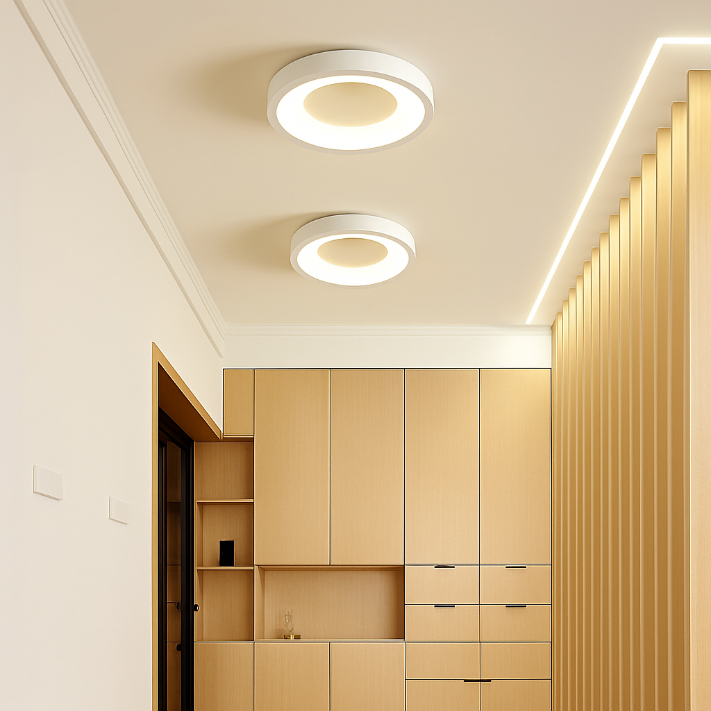 plafonnier led nordique pour décoration intérieure élégante