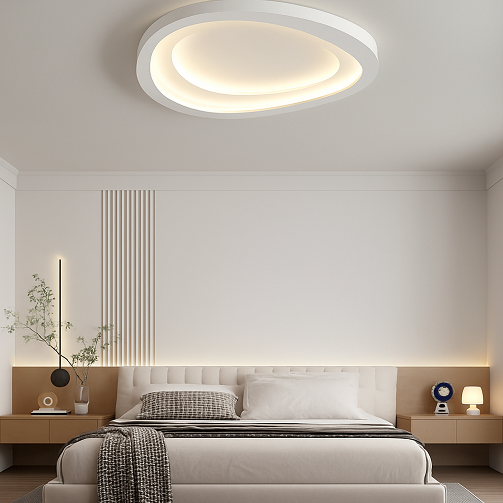 plafonnier led nordique pour décoration intérieure élégante