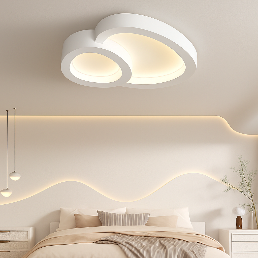 plafonnier led nordique pour décoration intérieure élégante
