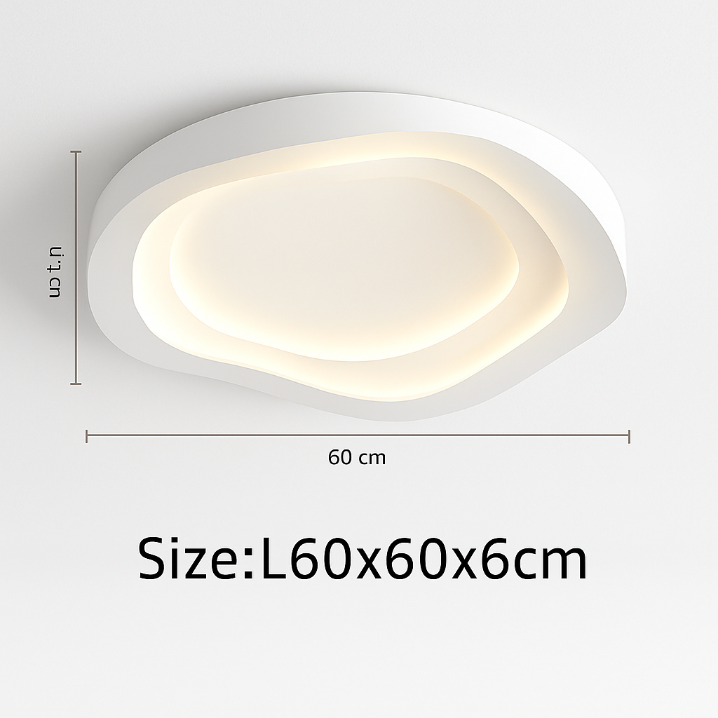 plafonnier led nordique pour décoration intérieure élégante