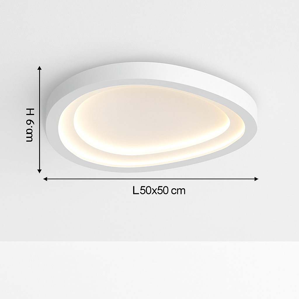 plafonnier led nordique pour décoration intérieure élégante
