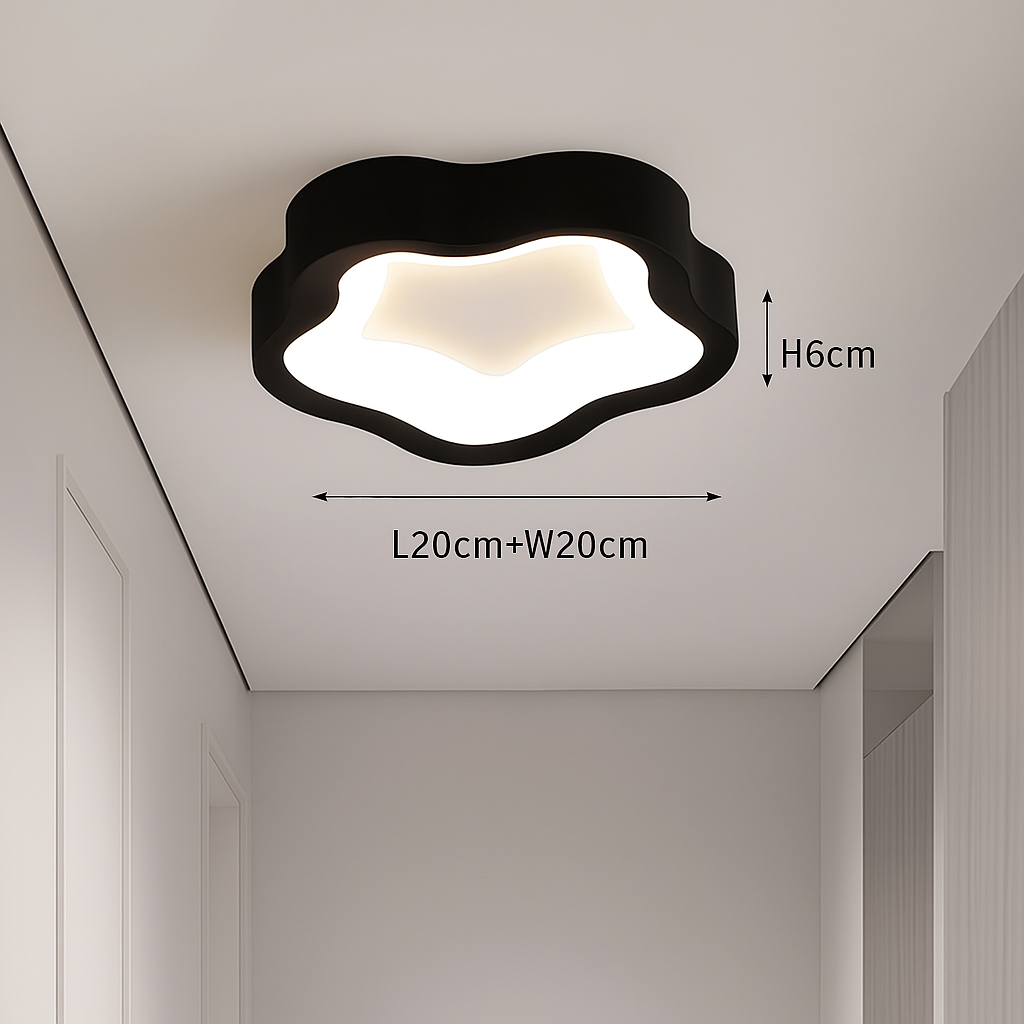 plafonnier led nordique pour décoration intérieure élégante