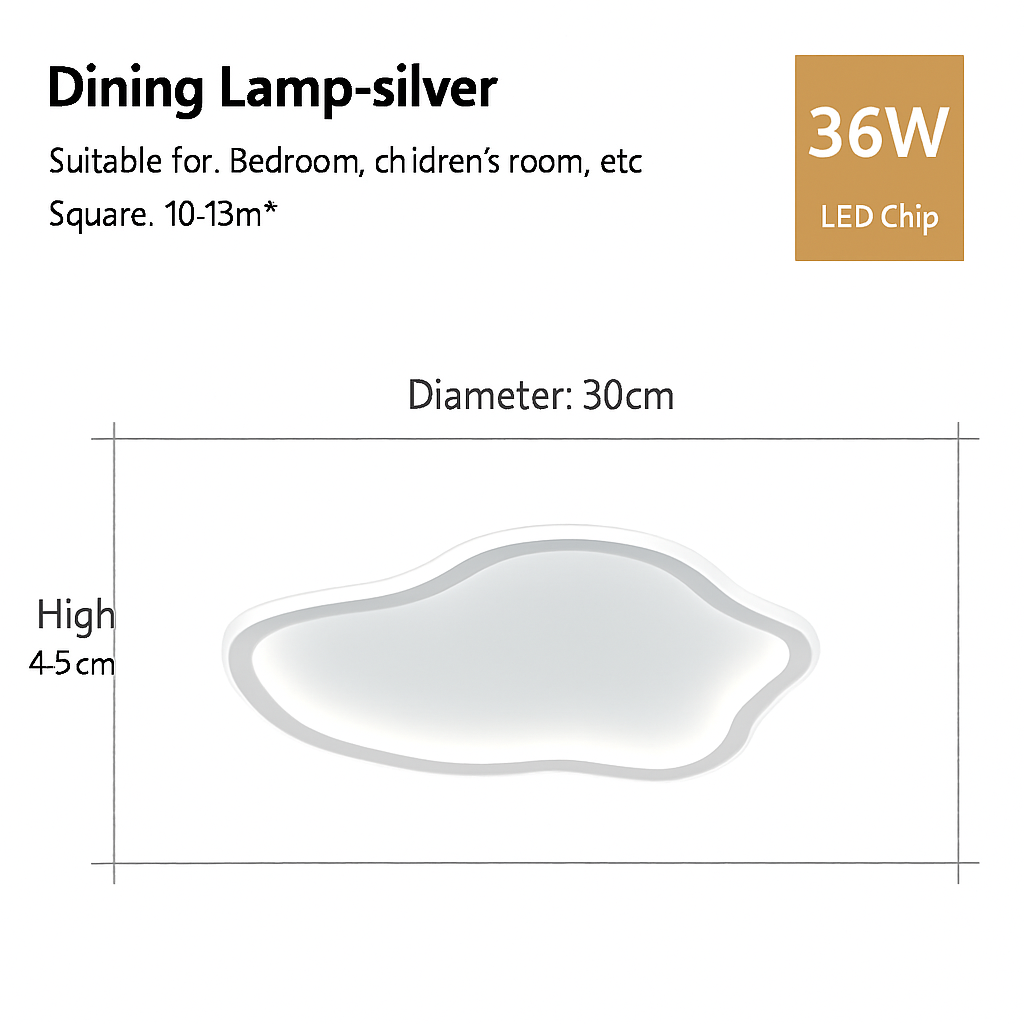 plafonnier led nordique pour décoration intérieure moderne