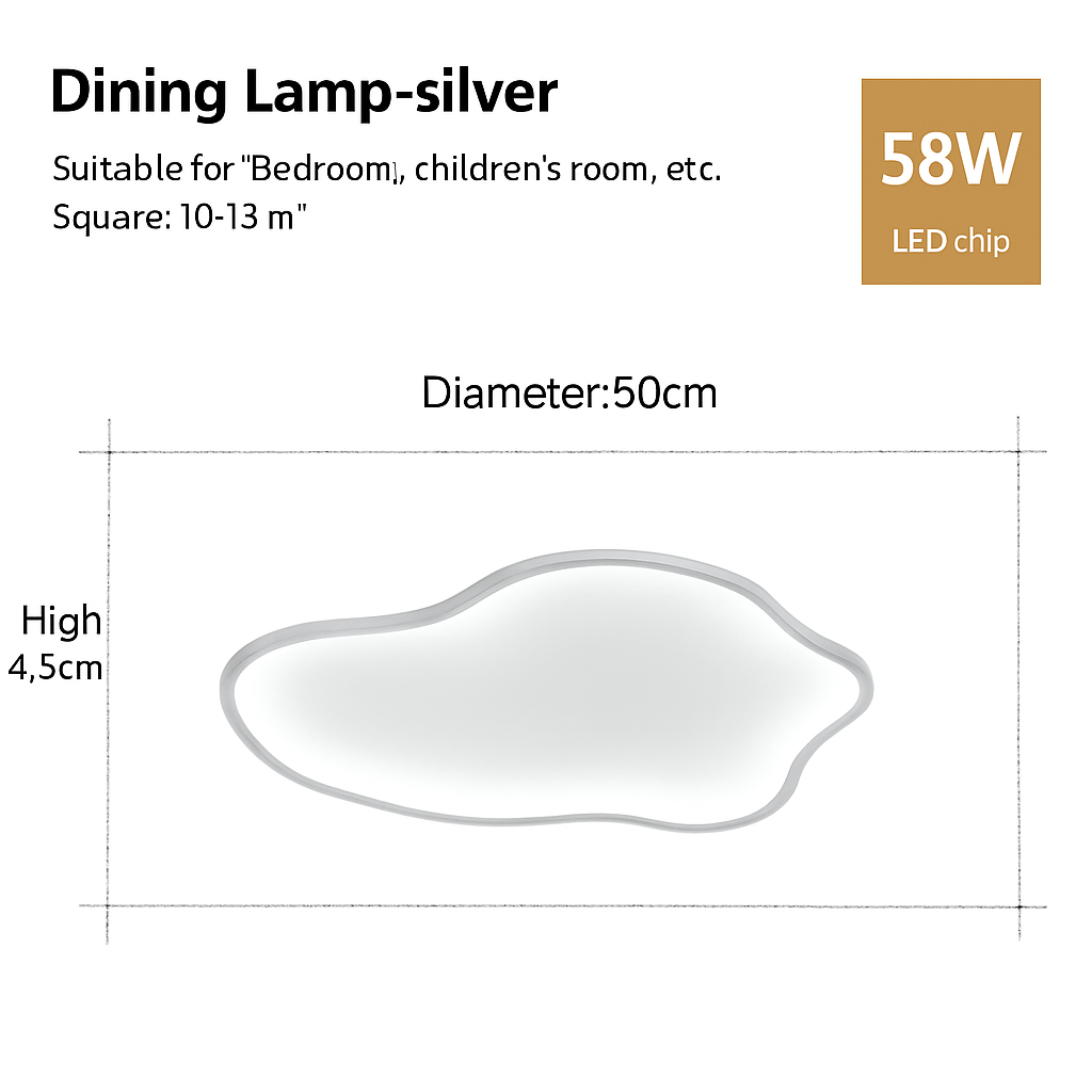 plafonnier led nordique pour décoration intérieure moderne