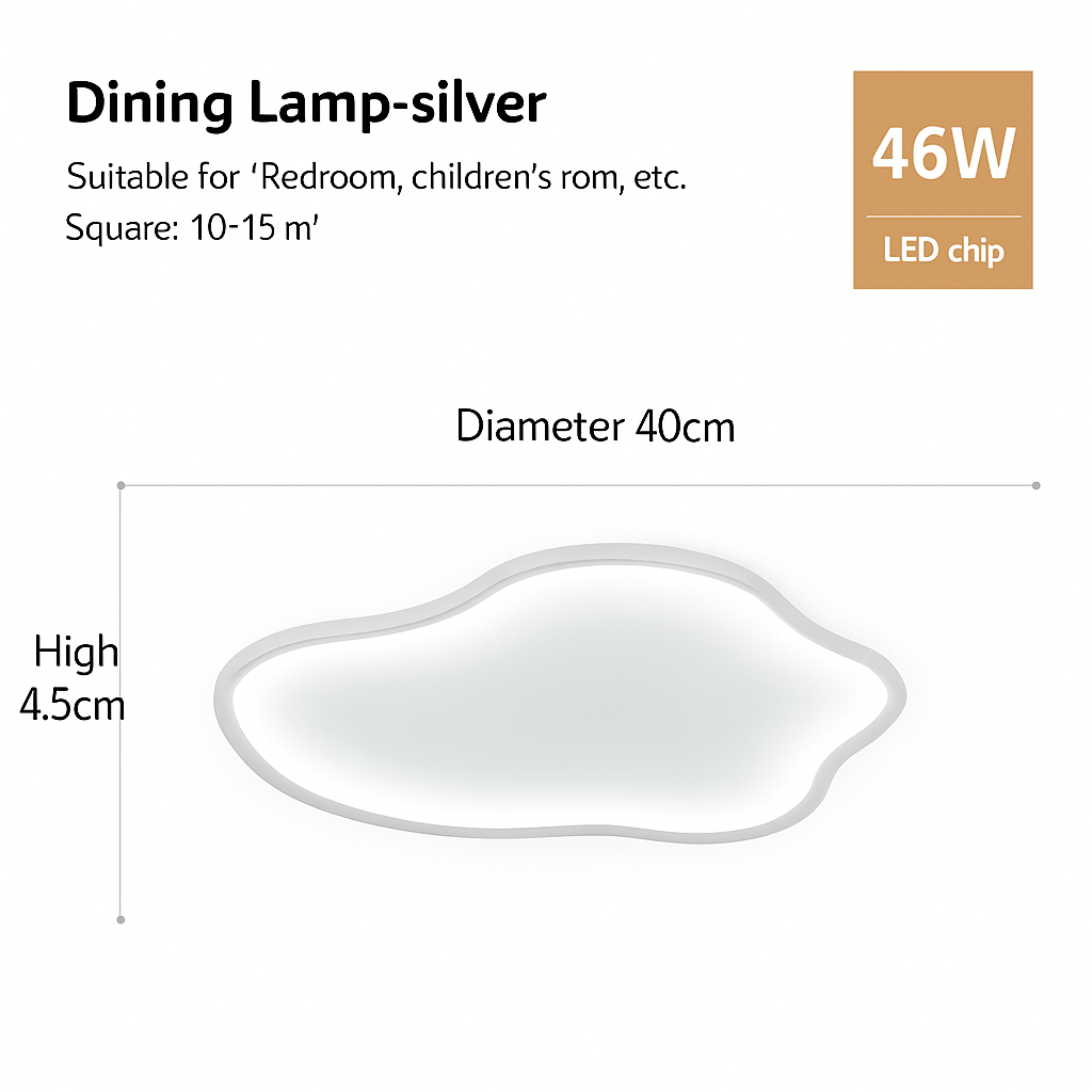 plafonnier led nordique pour décoration intérieure moderne
