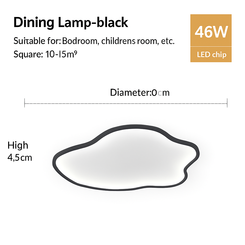 plafonnier led nordique pour décoration intérieure moderne