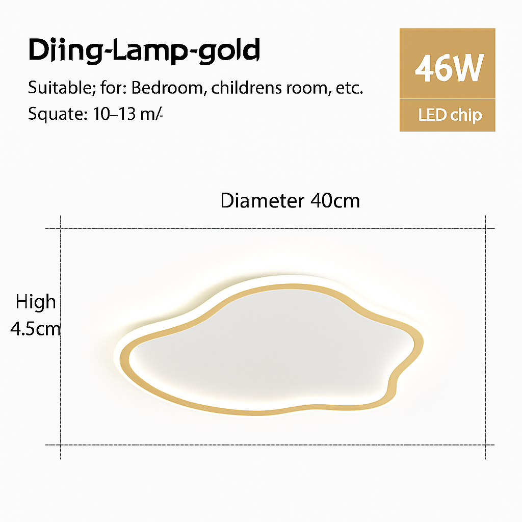 plafonnier led nordique pour décoration intérieure moderne