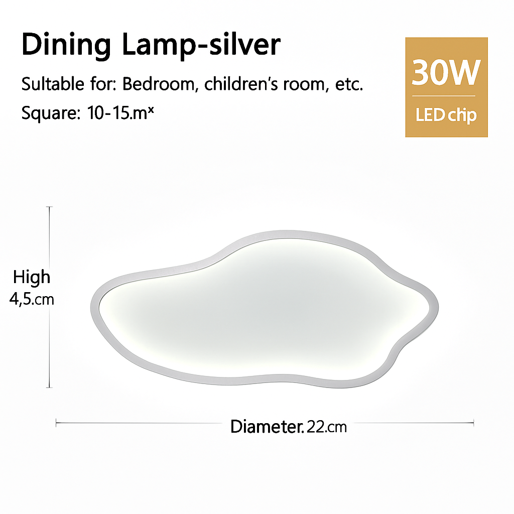plafonnier led nordique pour décoration intérieure moderne