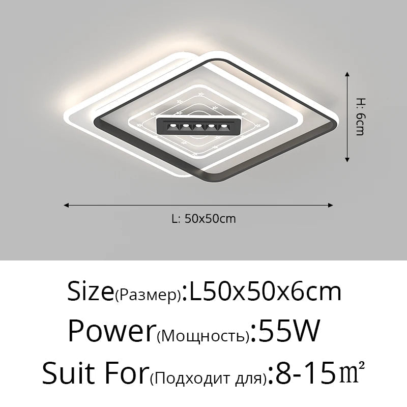 plafonnier led nordique pour intérieur et ambiance chaleureuse