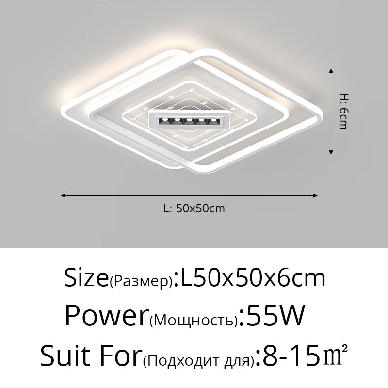 plafonnier led nordique pour intérieur et ambiance chaleureuse