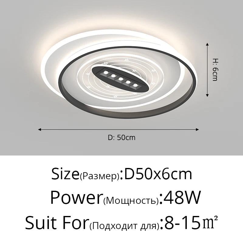 plafonnier led nordique pour intérieur et ambiance chaleureuse