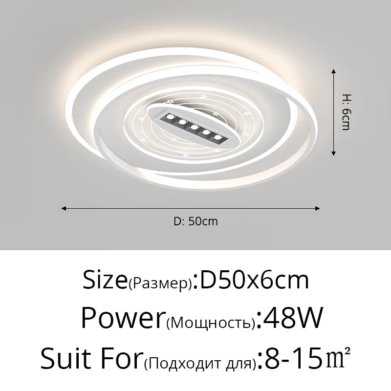 plafonnier led nordique pour intérieur et ambiance chaleureuse