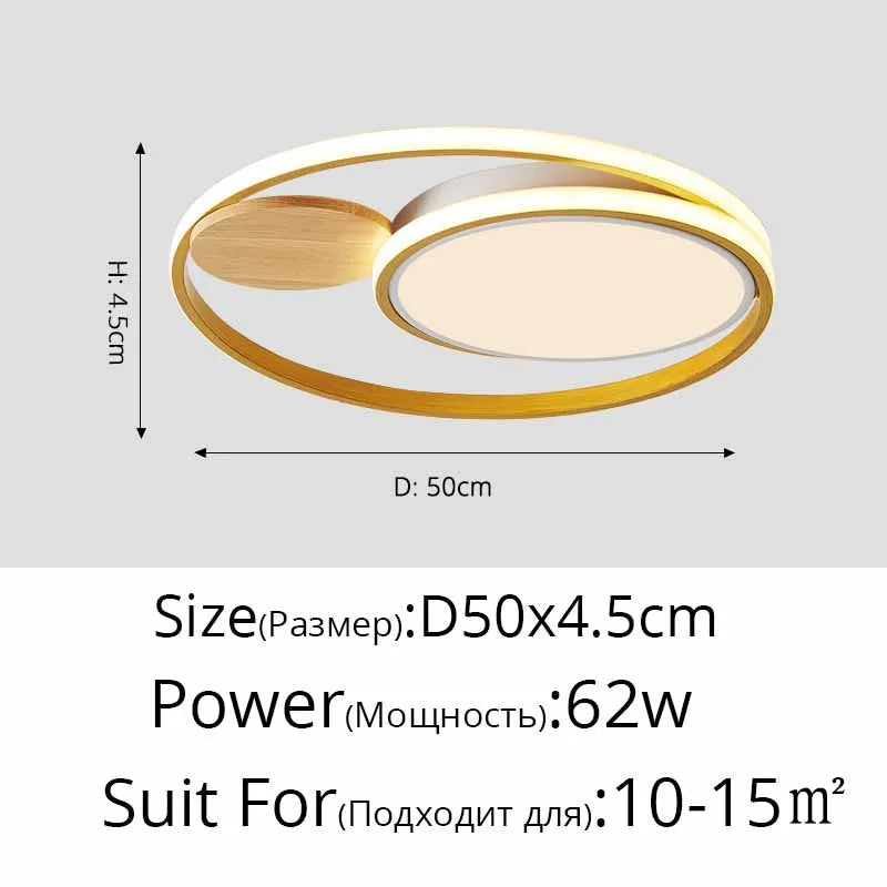 plafonnier led nordique simple créatif 2 styles atmosphère chaude