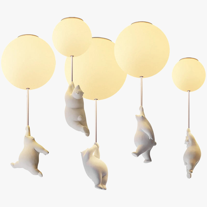 Plafonnier led ours animé maison chambres enfants chambre coucher décoration salon