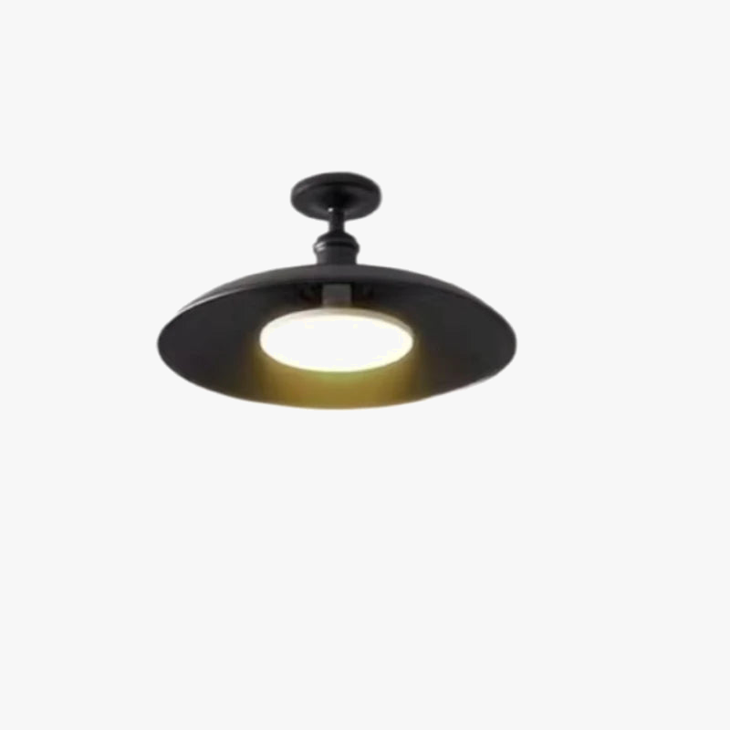 plafonnier led rétro ovni pour éclairage extérieur jardin balcon cour