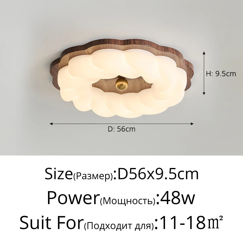 plafonnier led rétro à spectre complet pour chambre enfant