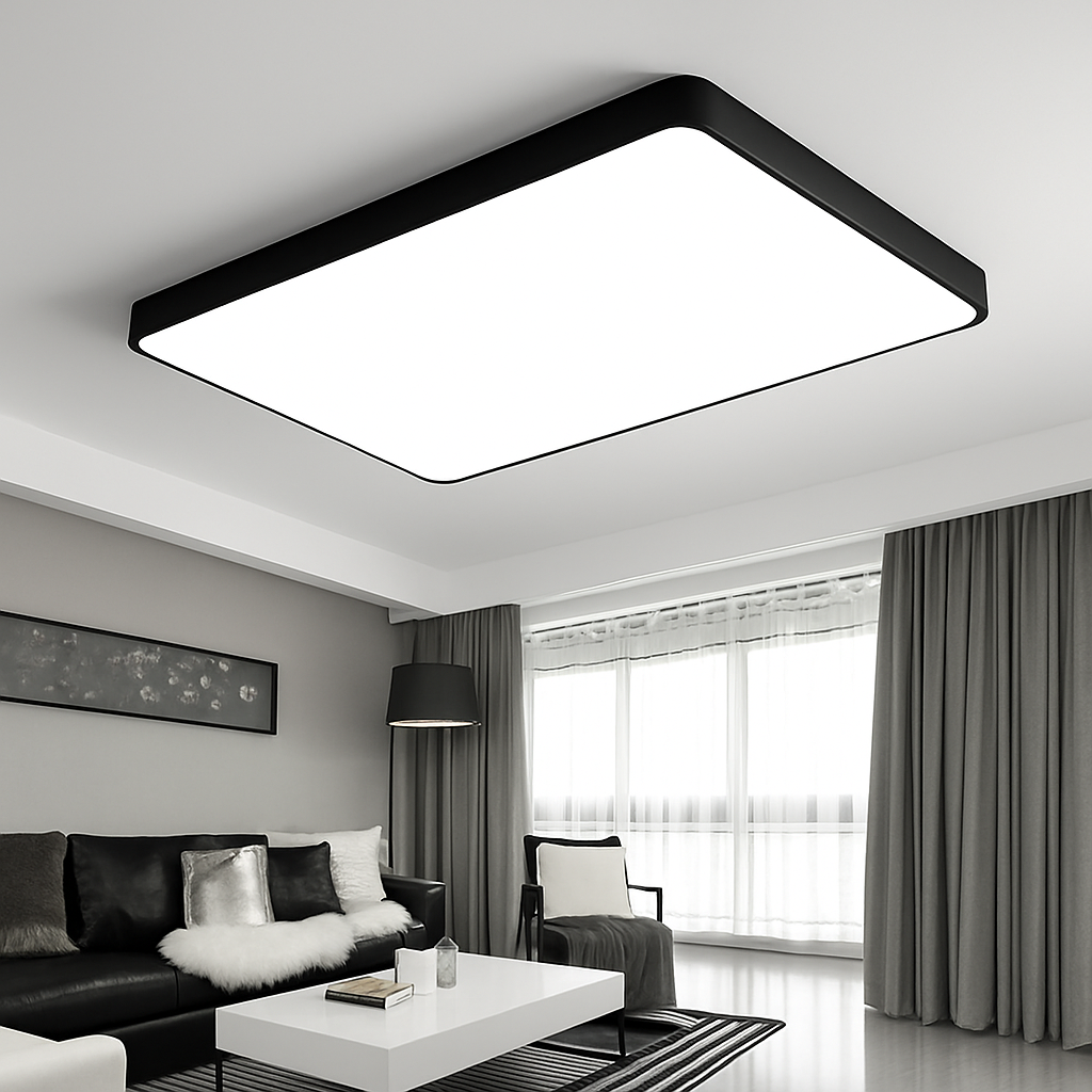 Plafonnier LED rectangle moderne Bwart
