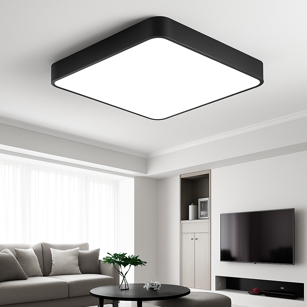 Plafonnier LED rectangle moderne Bwart