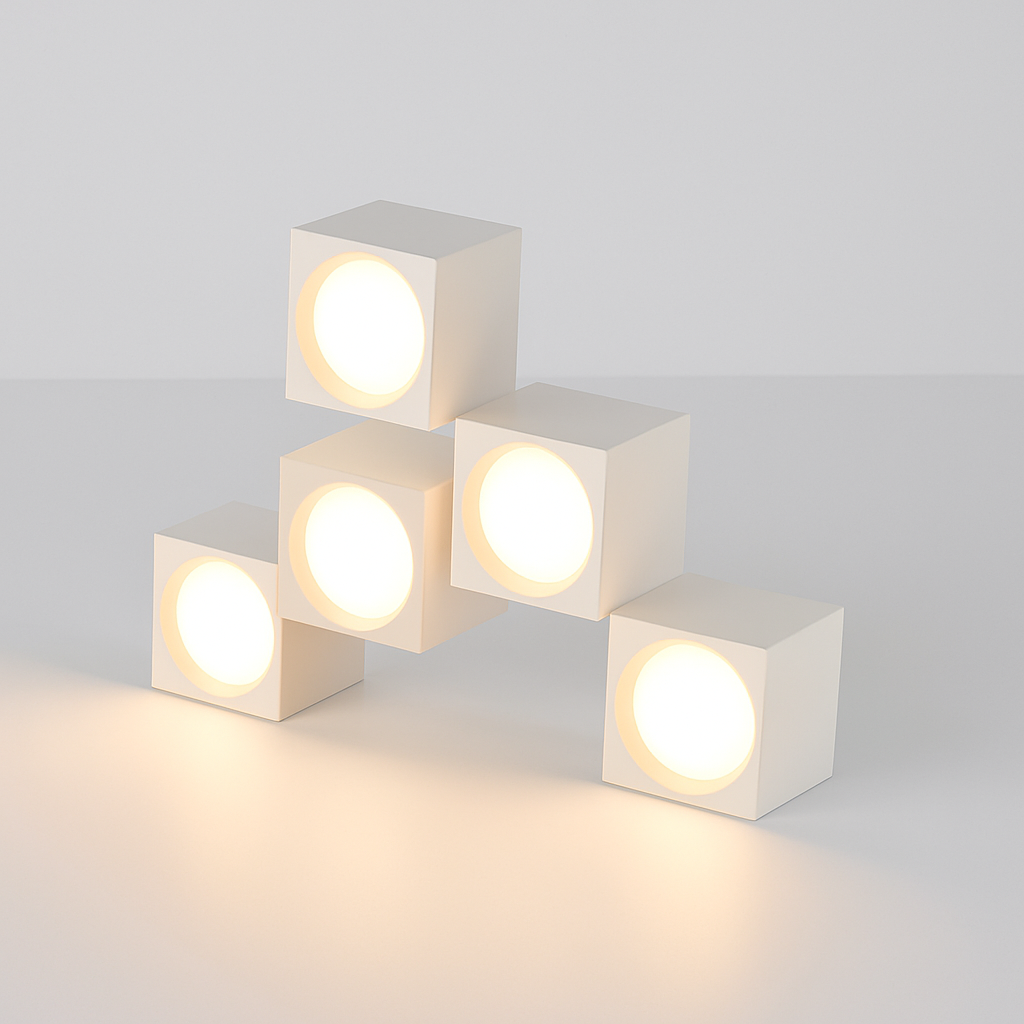 plafonnier led rectangle protection des yeux spot magique