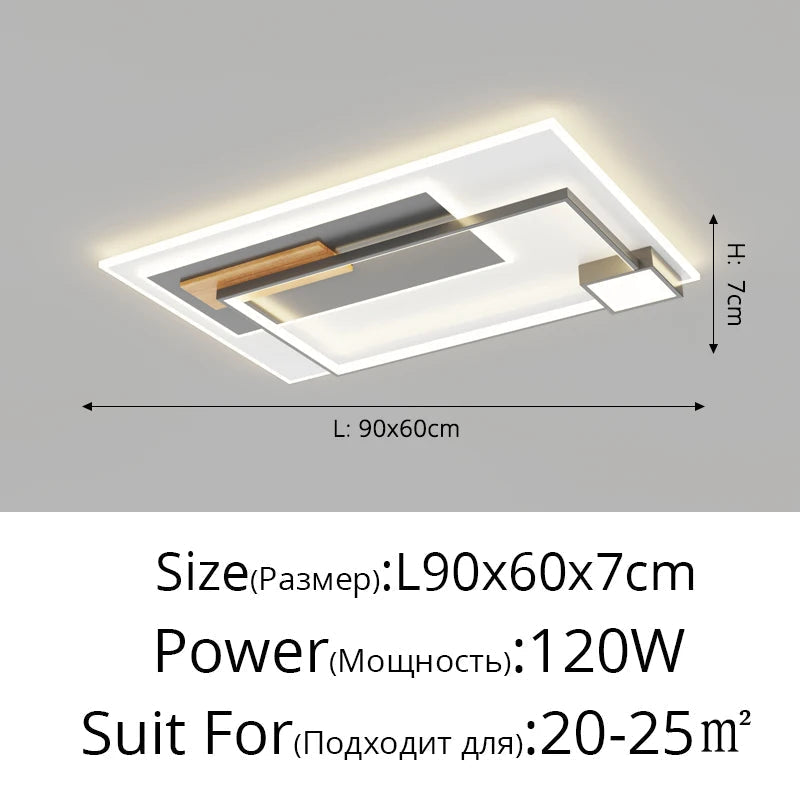 plafonnier led rectangulaire minimaliste nouvelle collection 2022