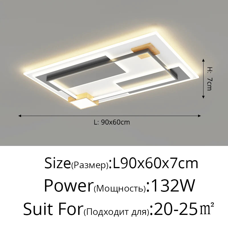 plafonnier led rectangulaire minimaliste nouvelle collection 2022
