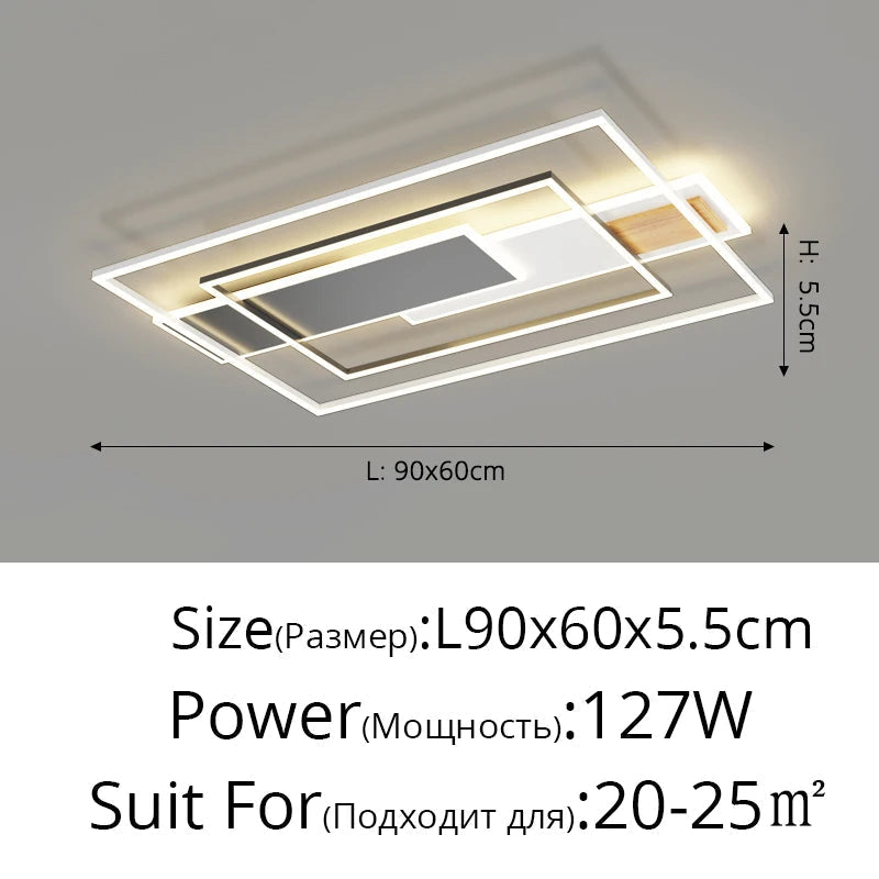 plafonnier led rectangulaire minimaliste nouvelle collection 2022