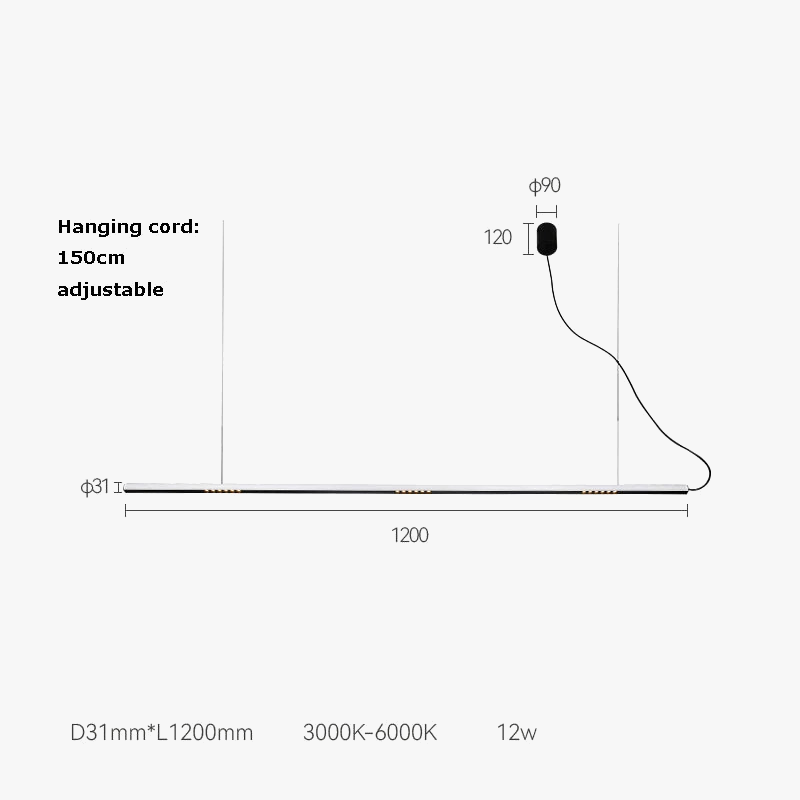 plafonnier led rond avec capteur manuel variable sensoriel