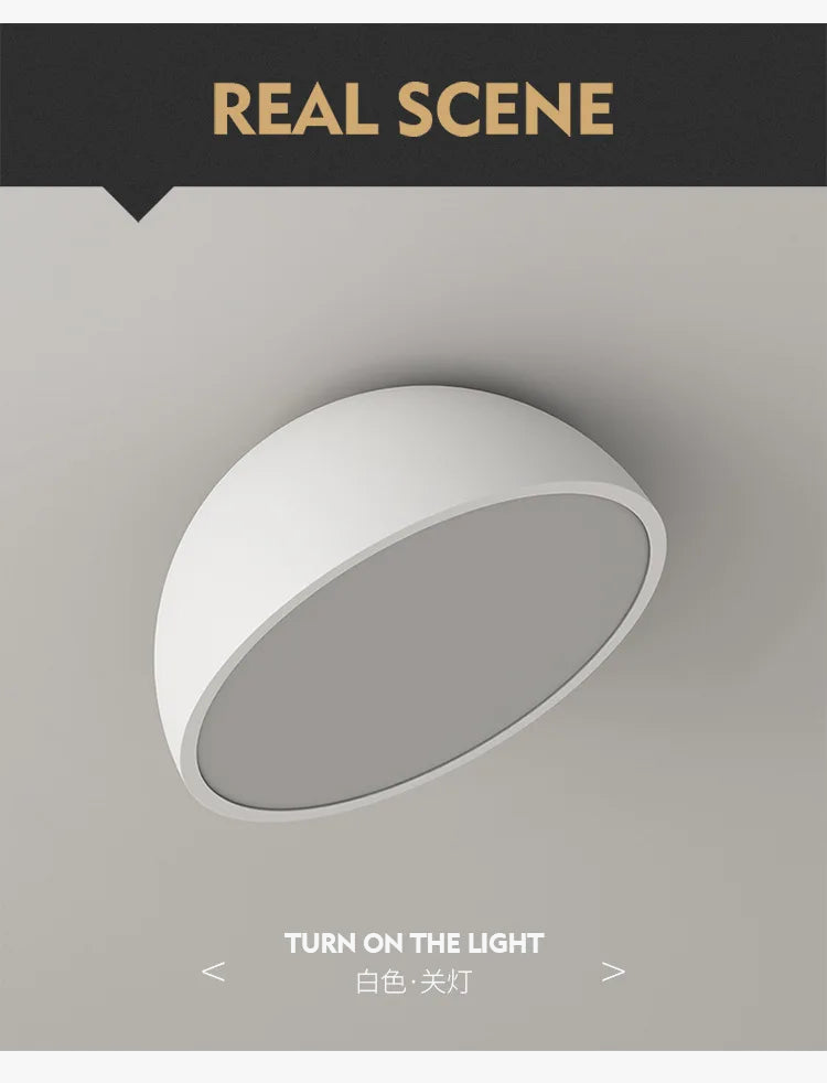plafonnier led rond créatif pour un éclairage décoratif moderne