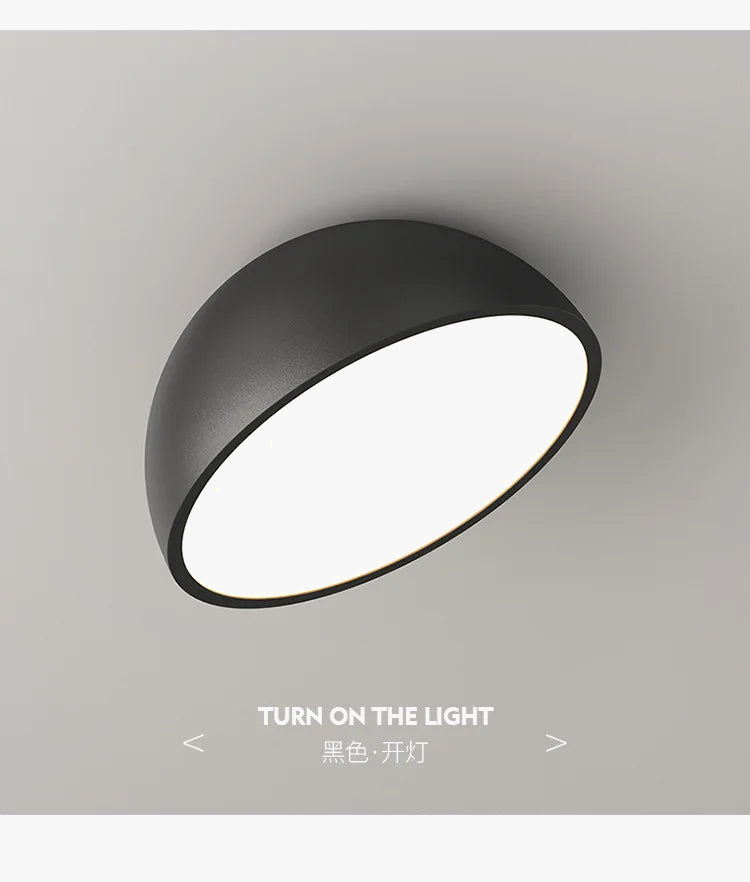 plafonnier led rond créatif pour un éclairage décoratif moderne