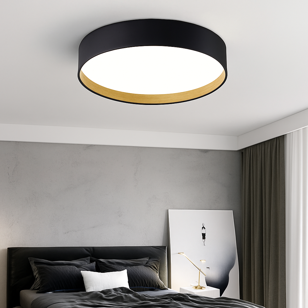 plafonnier led rond design italien pour intérieur moderne