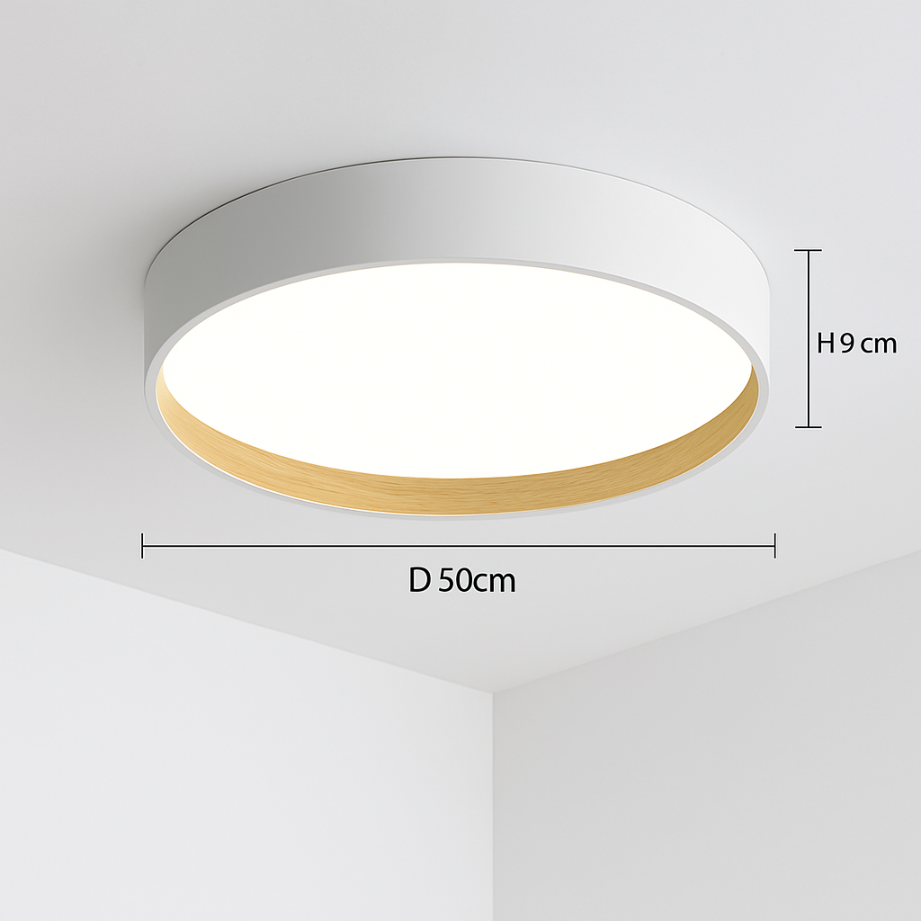 plafonnier led rond design italien pour intérieur moderne