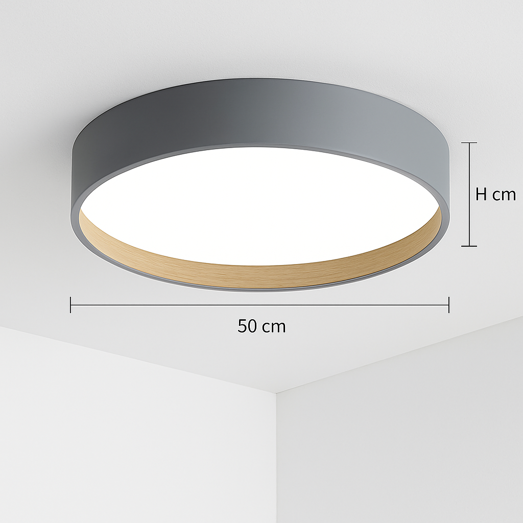 plafonnier led rond design italien pour intérieur moderne
