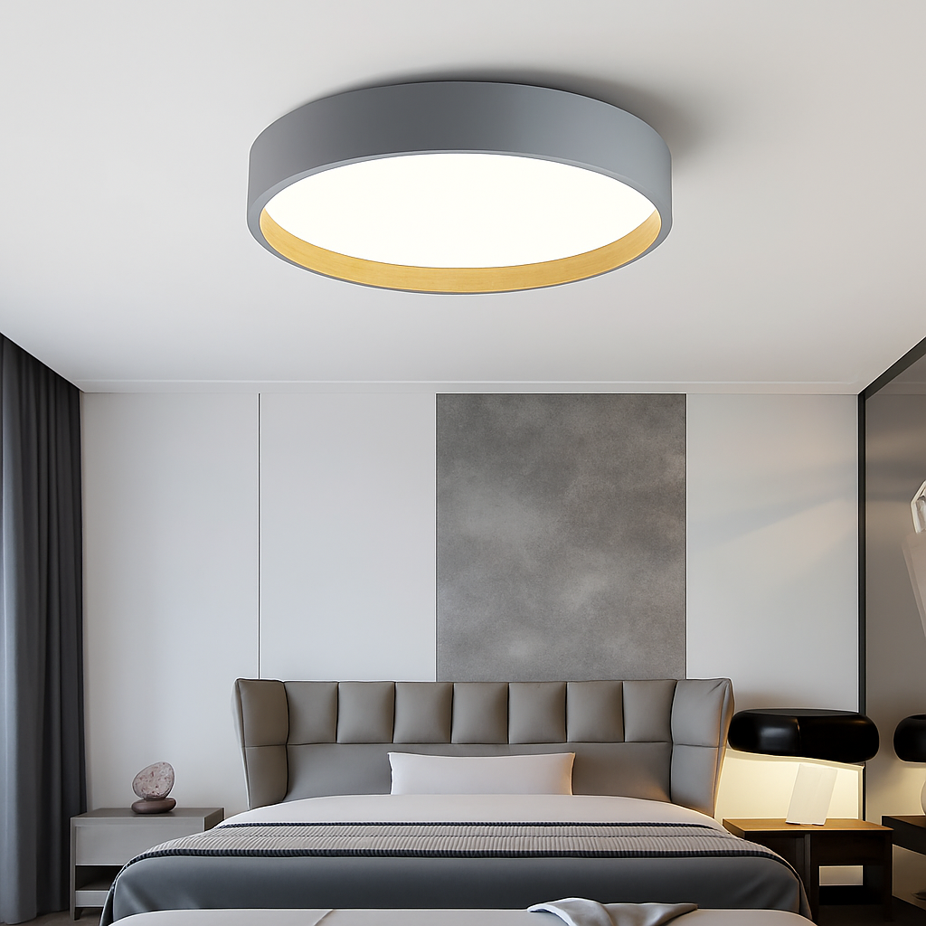 plafonnier led rond design italien pour intérieur moderne
