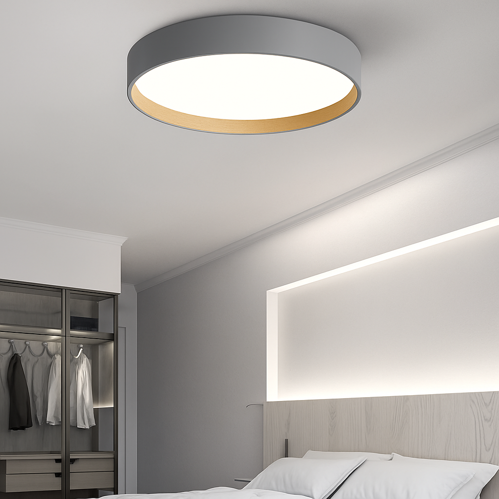 plafonnier led rond design italien pour intérieur moderne