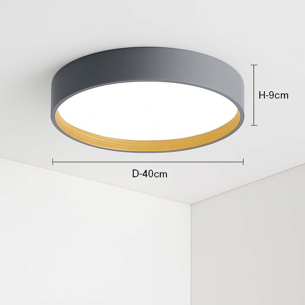 plafonnier led rond design italien pour intérieur moderne