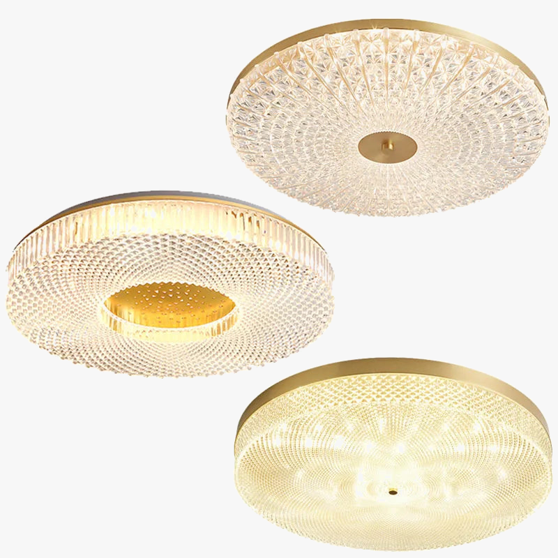 plafonnier led rond en acrylique design moderne pour maison