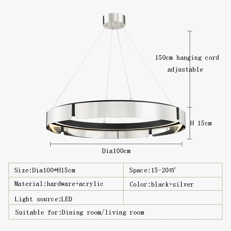plafonnier led rond minimaliste design moderne