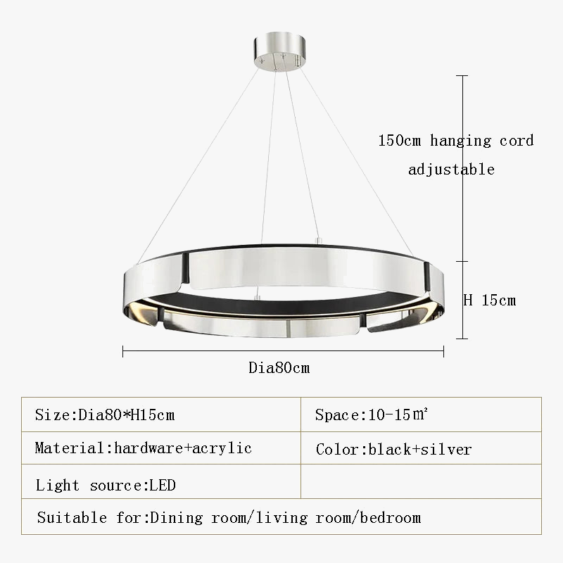 plafonnier led rond minimaliste design moderne