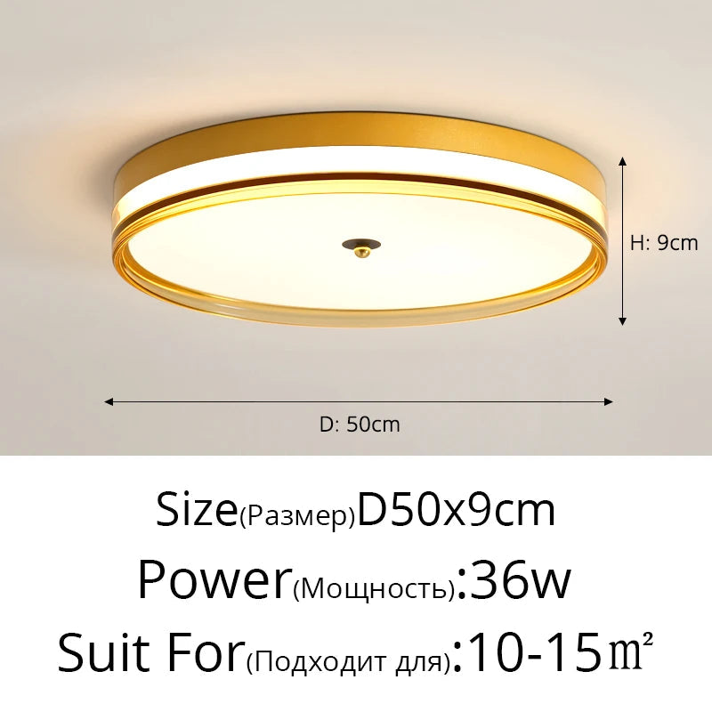plafonnier led rond moderne avec télécommande design minimaliste