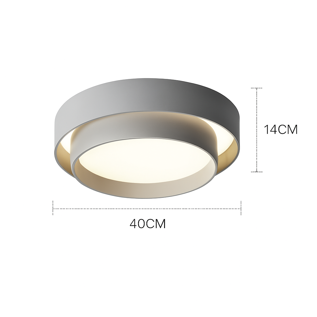 Plafonnier LED rond moderne led cercle avec télécommande pour décoration