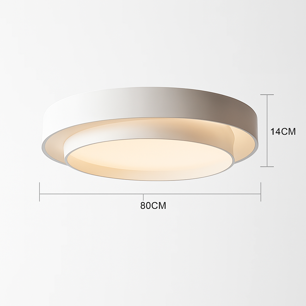 Plafonnier LED rond moderne led cercle avec télécommande pour décoration