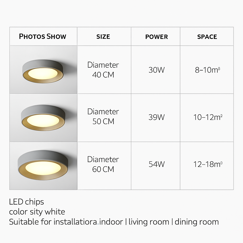 Plafonnier LED rond moderne led cercle avec télécommande pour décoration
